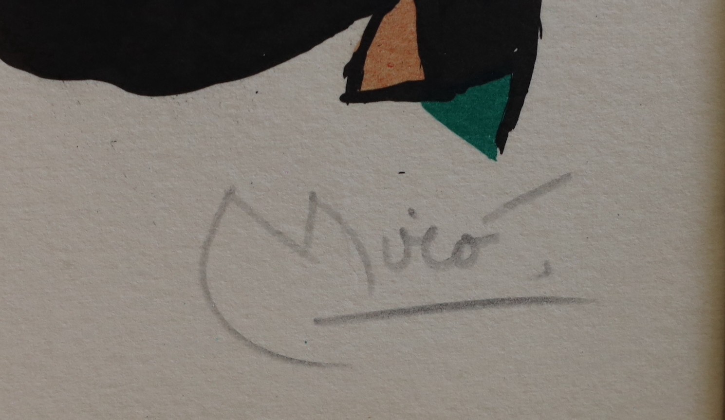 Joan Miro (Spanish, 1893-1983), 'La Rana' (The Frog), colour lithograph, 19 x 20cm